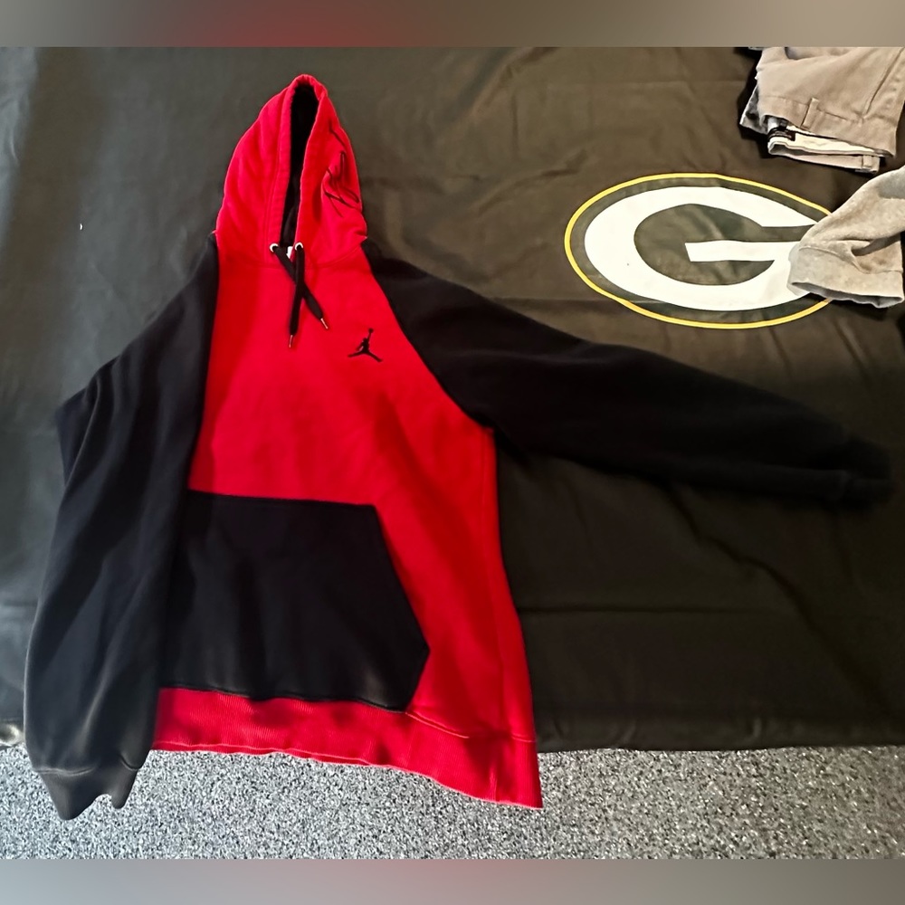 Jordan Red & Black ‘Flight’ Hoodie